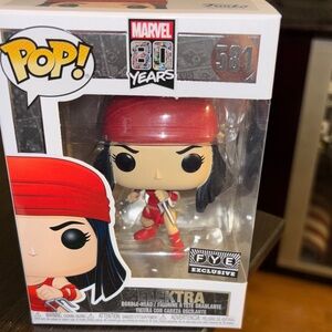 Funko Pop X-Tra Figure with Red and Black